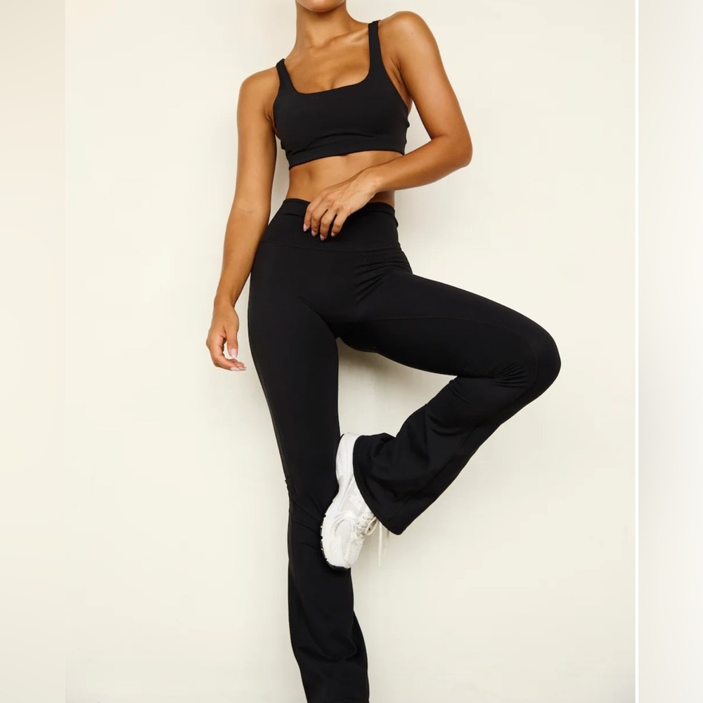 Astoria Activewear Black Flare Leggings